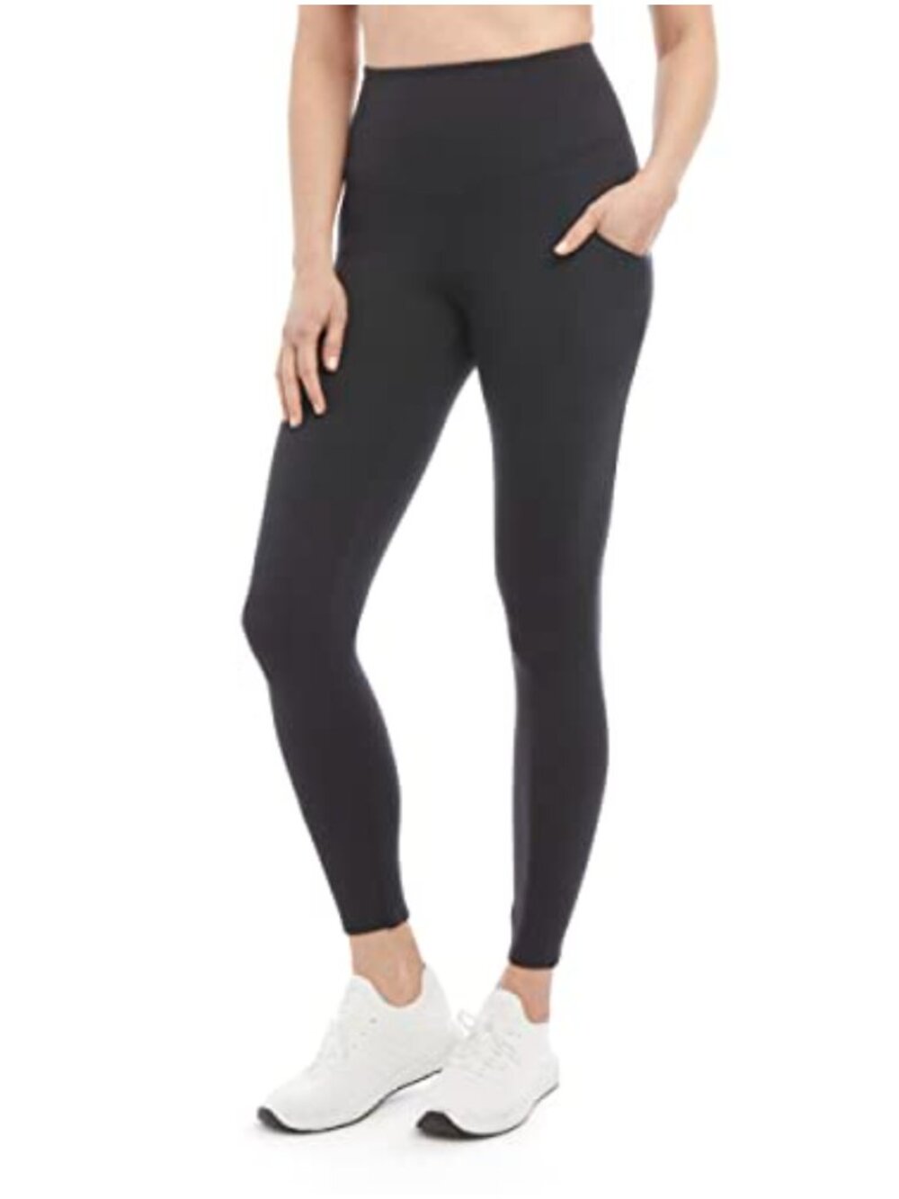 Dry-Fit High-Rise Ankle Leggings with Pockets